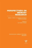 Perspectives on Memory Research (PLE:Memory) (eBook, ePUB)