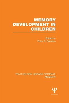 Memory Development in Children (PLE: Memory) (eBook, PDF)