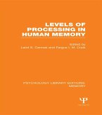 Levels of Processing in Human Memory (PLE: Memory) (eBook, ePUB)