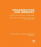 Organisation and Memory (PLE: Memory) (eBook, PDF)