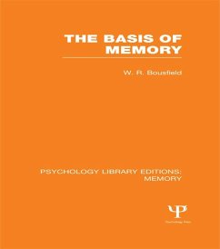 The Basis of Memory (PLE: Memory) (eBook, ePUB) - Bousfield, W. R.