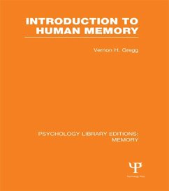 Introduction to Human Memory (PLE: Memory) (eBook, ePUB) - Gregg, Vernon