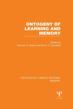 Ontogeny of Learning and Memory (PLE: Memory) (eBook, PDF)