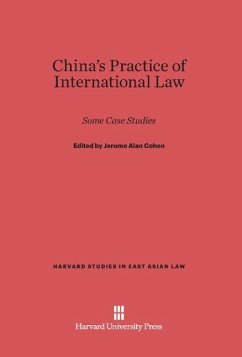 China's Practice of International Law