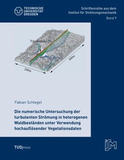 Die numerische Untersuchung der turbulenten Strömung in heterogenen Waldbeständen unter Verwendung hochauflösender Vegetationsdaten - Schlegel, Fabian