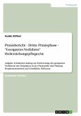 Praxisbericht - Dritte Praxisphase - &quote;Geeignetes Verfahren&quote; Heilerziehungspfleger/in