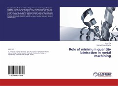 Role of minimum quantity lubrication in metal machining