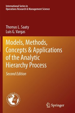 Models, Methods, Concepts & Applications of the Analytic Hierarchy Process - Saaty, Thomas L.;Vargas, Luis G.