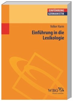 Einführung in die Lexikologie - Harm, Volker