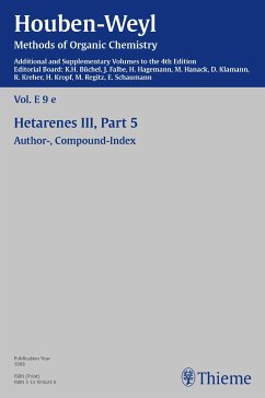 Houben-Weyl Methods of Organic Chemistry Vol. E 9e, 4th Edition Supplement (eBook, PDF)