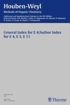 Houben-Weyl Methods of Organic Chemistry General Index E 4, E5, E 11, 4th Edition Supplement (eBook, PDF)