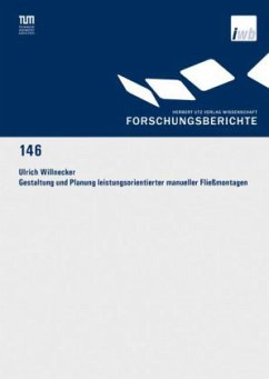 Gestaltung und Planung leistungsorientierter manueller Fließmontagen - Willnecker, Ulrich
