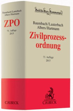 Zivilprozessordnung (ZPO), Kommentar - Baumbach, Adolf