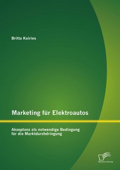 Marketing für Elektroautos: Akzeptanz als notwendige Bedingung für die Marktdurchdringung (eBook, PDF) - Kairies, Britta