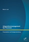 Integrationsmanagement bei Fusionen: Prozessablauf und Strategieentwicklung (eBook, PDF)