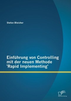 Einführung von Controlling mit der neuen Methode 'Rapid Implementing' (eBook, PDF) - Bleicher, Stefan