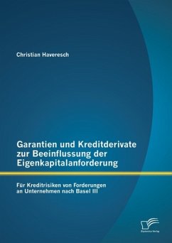 Cover Garantien und Kreditderivate zur Beeinflussung der Eigenkapitalanforderung: für Kreditrisiken von Forderungen an Unternehmen nach Basel III (eBook, PDF)
