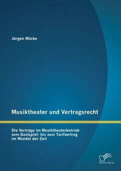 Musiktheater und Vertragsrecht: Die Verträge im Musiktheaterbetrieb vom Gastspiel- bis zum Tarifvertrag im Wandel der Zeit (eBook, PDF) - Möcke, Jürgen