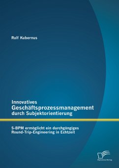 Innovatives Geschäftsprozessmanagement durch Subjektorientierung: S-BPM ermöglicht ein durchgängiges Round-Trip-Engineering in Echtzeit (eBook, PDF) - Kubernus, Ralf