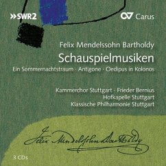 Schauspielmusiken - Bernius/Bennent/Kammerchor Stuttgart