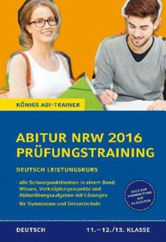Cover Abitur NRW 2016 - Prüfungsvorbereitung Deutsch Leistungskurs