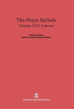 The Pepys Ballads, Volume VIII, Indexes
