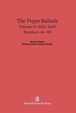 The Pepys Ballads, Volume II, (1625-1640)