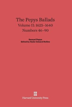The Pepys Ballads, Volume II, (1625-1640)