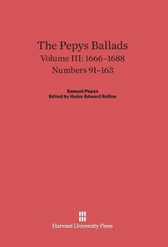 The Pepys Ballads, Volume III, (1666-1688)