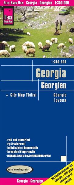 Reise Know-How Landkarte Georgien / Georgia (1:350.000); Géorgi