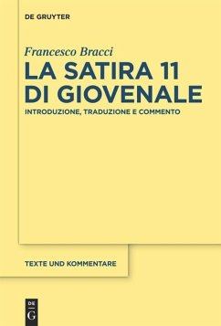 La satira 11 di Giovenale - Bracci, Francesco