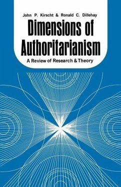 Dimensions of Authoritarianism - Kirscht, John P; Dillehay, Ronald C