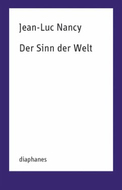 Der Sinn der Welt - Nancy, Jean-Luc