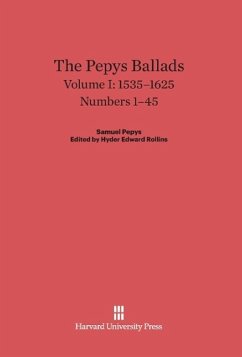 The Pepys Ballads, Volume I, (1535-1625)