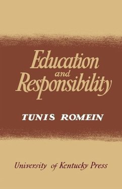 Education and Responsibility - Romein, Tunis