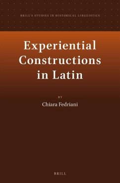 Experiential Constructions in Latin - Fedriani, Chiara