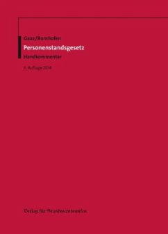 Personenstandsgesetz (PStG), Kommentar - Gaaz, Berthold; Bornhofen, Heinrich