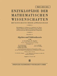 Algebra und Zahlentheorie - Deuring, M.;Köthe, G.