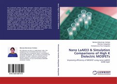 Nano LaAlO3 & Simulation Comparisons of High K Dielectric MOSFETs