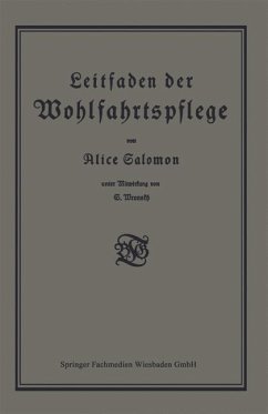 Leitfaden der Wohlfahrtspflege - Salomon, Alice