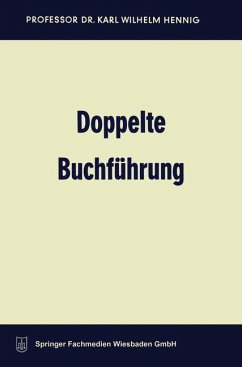 Doppelte Buchführung - Hennig, Karl Wilhelm