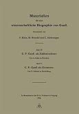 Materialien für eine wissenschaftliche Biographie von Gauß