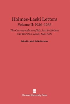 Holmes-Laski Letters, Volume II, (1926-1935)