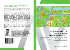 Städtebaurecht im Forschungsfeld ¿Stadtumbau West¿