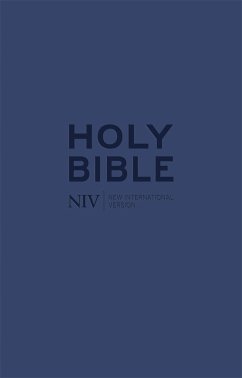 NIV Tiny Navy Soft-tone Bible with Zip - Version, New International