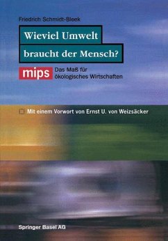 Wieviel Umwelt braucht der Mensch? - Schmidt-Bleek, Friedrich