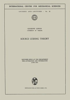 Source Coding Theory - Longo, Giuseppe