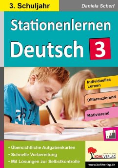 Stationenlernen Deutsch / Klasse 3 (eBook, PDF) - Scherf, Daniela