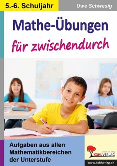 Cover Mathe-Übungen für zwischendurch / 5.-6. Schuljahr (eBook, PDF)