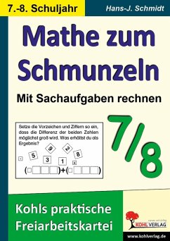 Mathe zum Schmunzeln - Sachaufgaben, 7.-8. Schuljahr (eBook, PDF) - Schmidt, Hans J